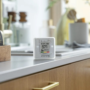Aranet4 Home Wireless CO₂ Monitor with Temperature & Humidity Sensor
