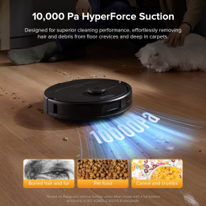 Roborock QV 35S Robot Vacuum & Mop with Multifunctional Dock – Black/White