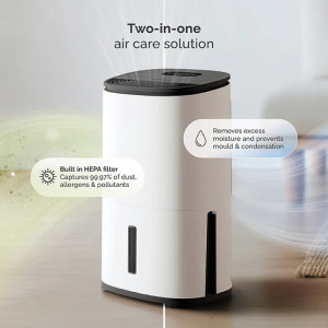 MeacoDry Arete® One 20L Dehumidifier & Air Purifier with HEPA Filter